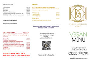 New Deliciously Gorgeous Menus Summer 2023