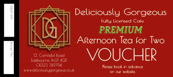 voucher afternoon tea premium