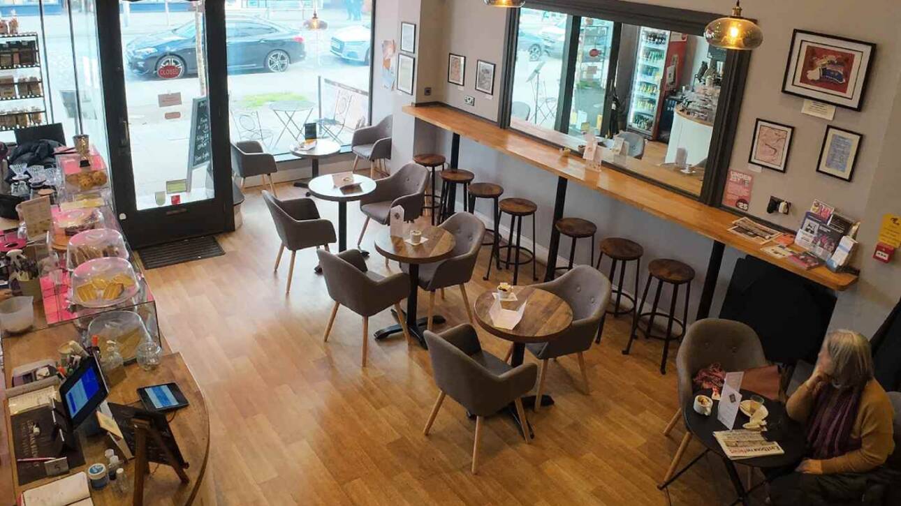 Deliciously gorgeous cafe new chairs